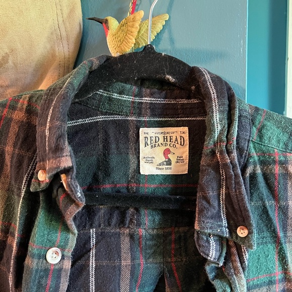 RedHead Green and black Flannel - Picture 3 of 4